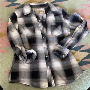 Women’s Black flannel size M